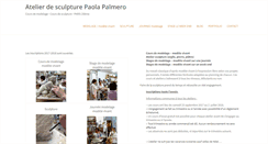 Desktop Screenshot of coursdesculpturepaola.com