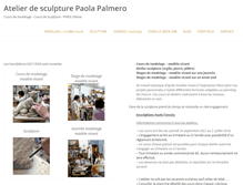 Tablet Screenshot of coursdesculpturepaola.com